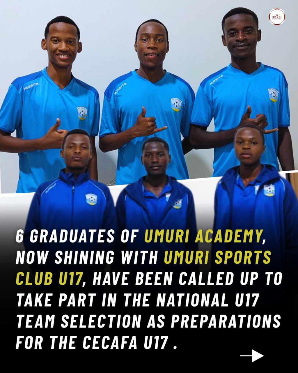 From Grassroots to National Stage: Umuri Boys Shine in U17 Selection